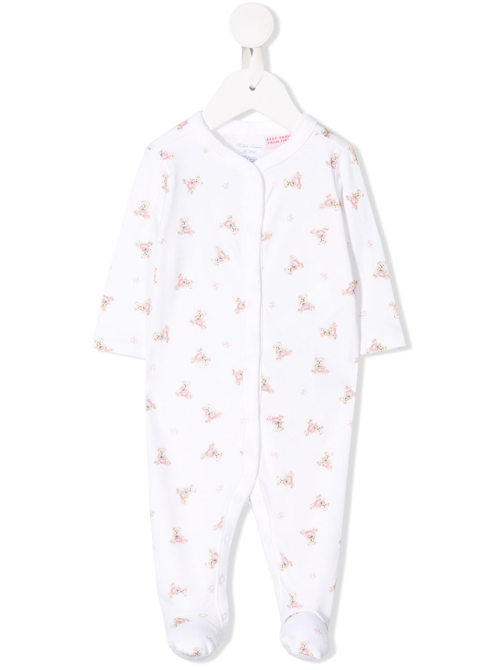 Ralph Lauren Kids Strampelanzug mit Bären-Print - Weiß von Ralph Lauren Kids