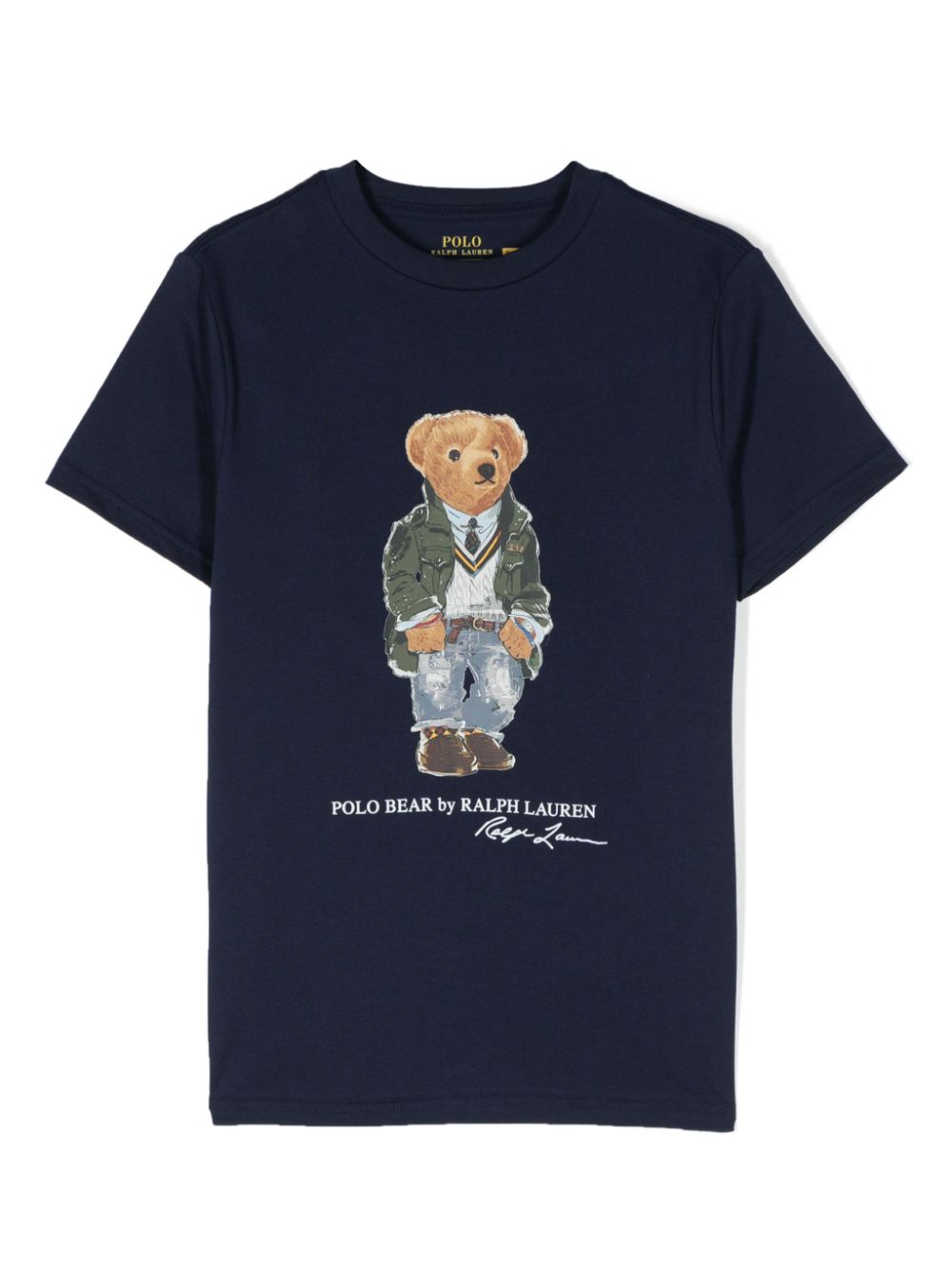 Ralph Lauren Kids T-Shirt mit Polo Bear-Motiv - Blau von Ralph Lauren Kids