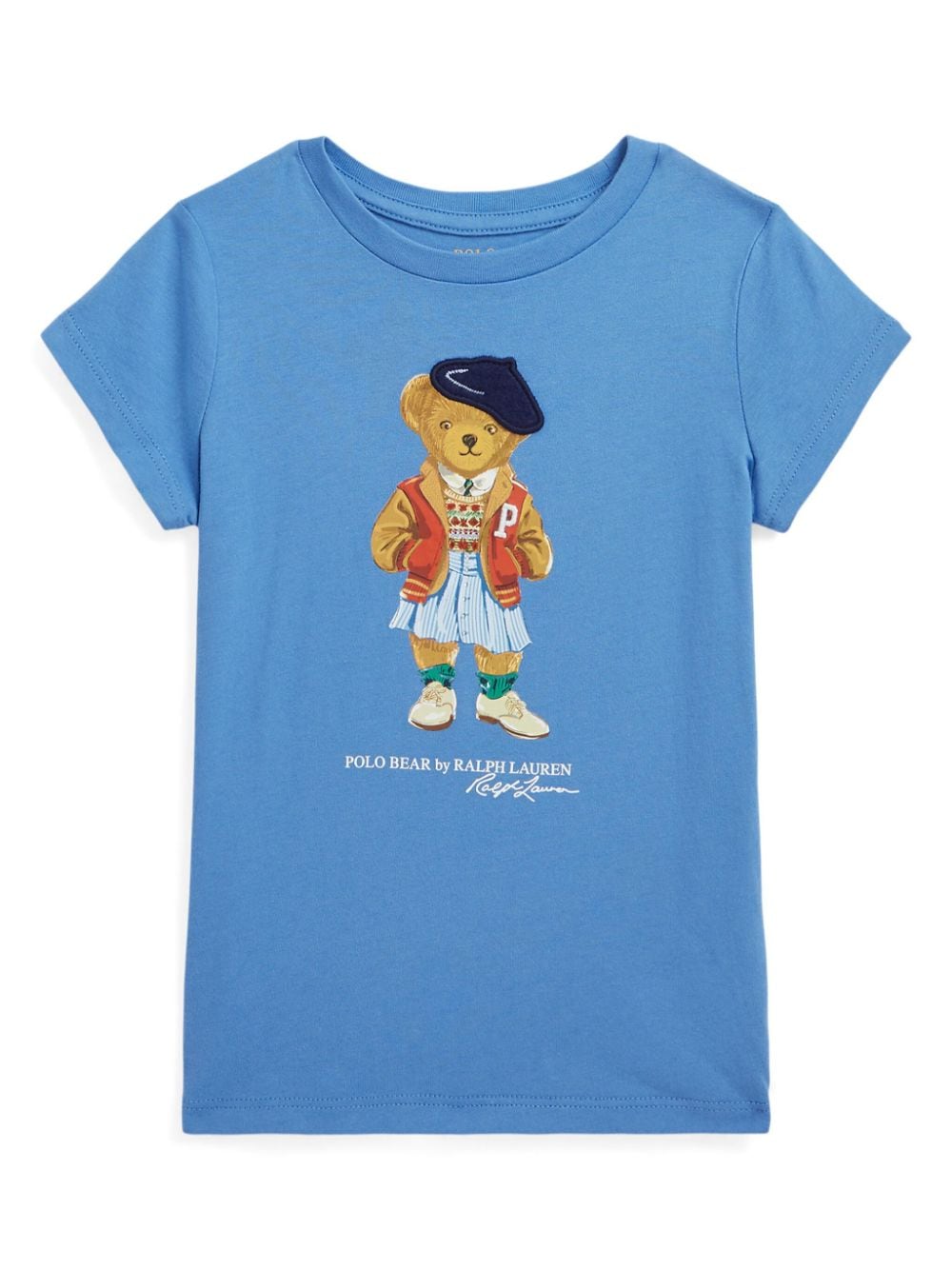 Ralph Lauren Kids T-Shirt mit Polo Bear-Print - Blau von Ralph Lauren Kids
