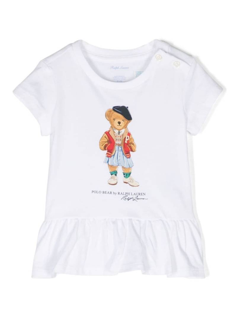 Ralph Lauren Kids T-Shirt mit Polo Bear-Print - Weiß von Ralph Lauren Kids