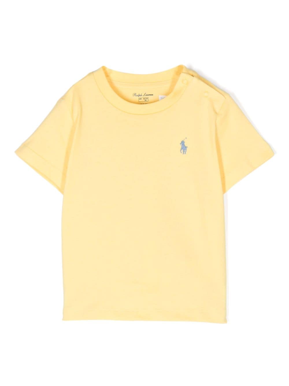 Ralph Lauren Kids T-Shirt mit Polo Pony - Gelb von Ralph Lauren Kids