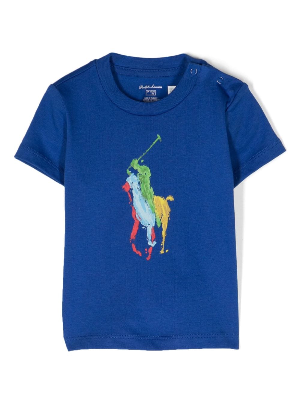 Ralph Lauren Kids T-Shirt mit Polo Pony-Print - Blau von Ralph Lauren Kids