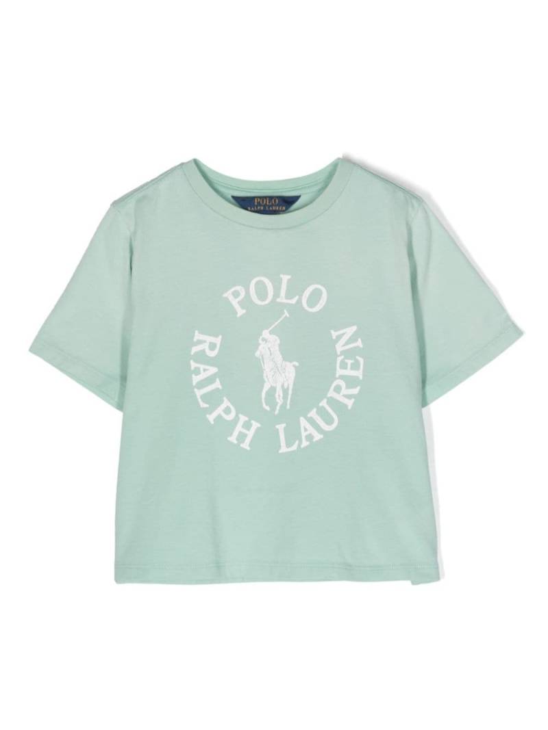 Ralph Lauren Kids T-Shirt mit Polo Pony-Print - Grün von Ralph Lauren Kids