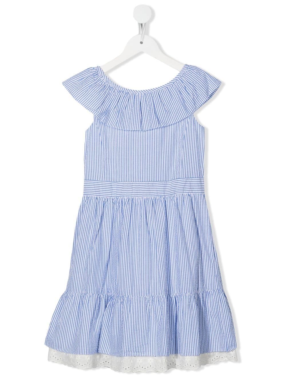 Ralph Lauren Kids Gestreiftes TEEN Kleid - Blau von Ralph Lauren Kids