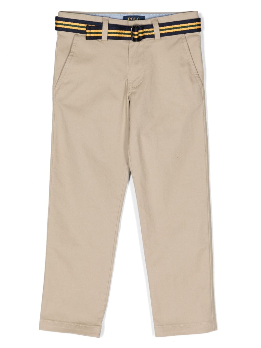 Ralph Lauren Kids Schmale Chino mit Gürtel - Nude von Ralph Lauren Kids