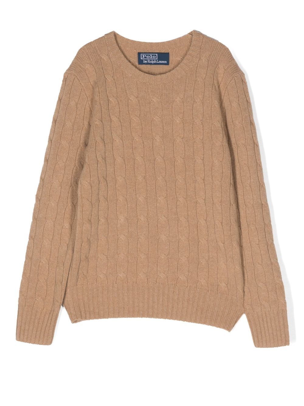 Ralph Lauren Kids Kaschmirpullover mit Zopfmuster - Braun von Ralph Lauren Kids