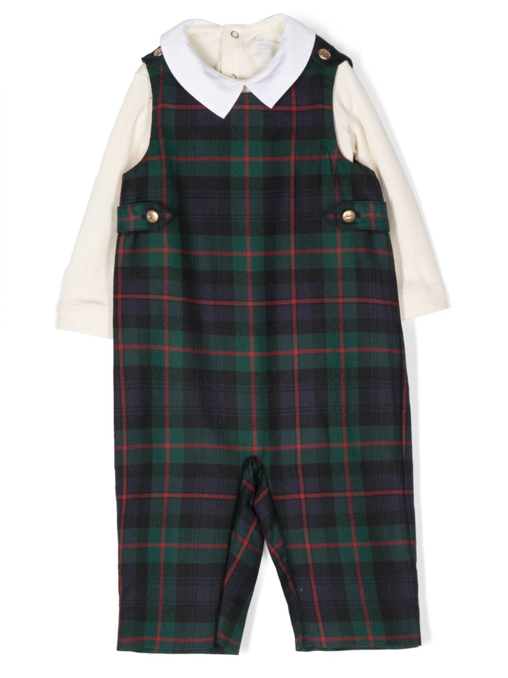 Ralph Lauren Kids Body mit Karomuster - Blau von Ralph Lauren Kids