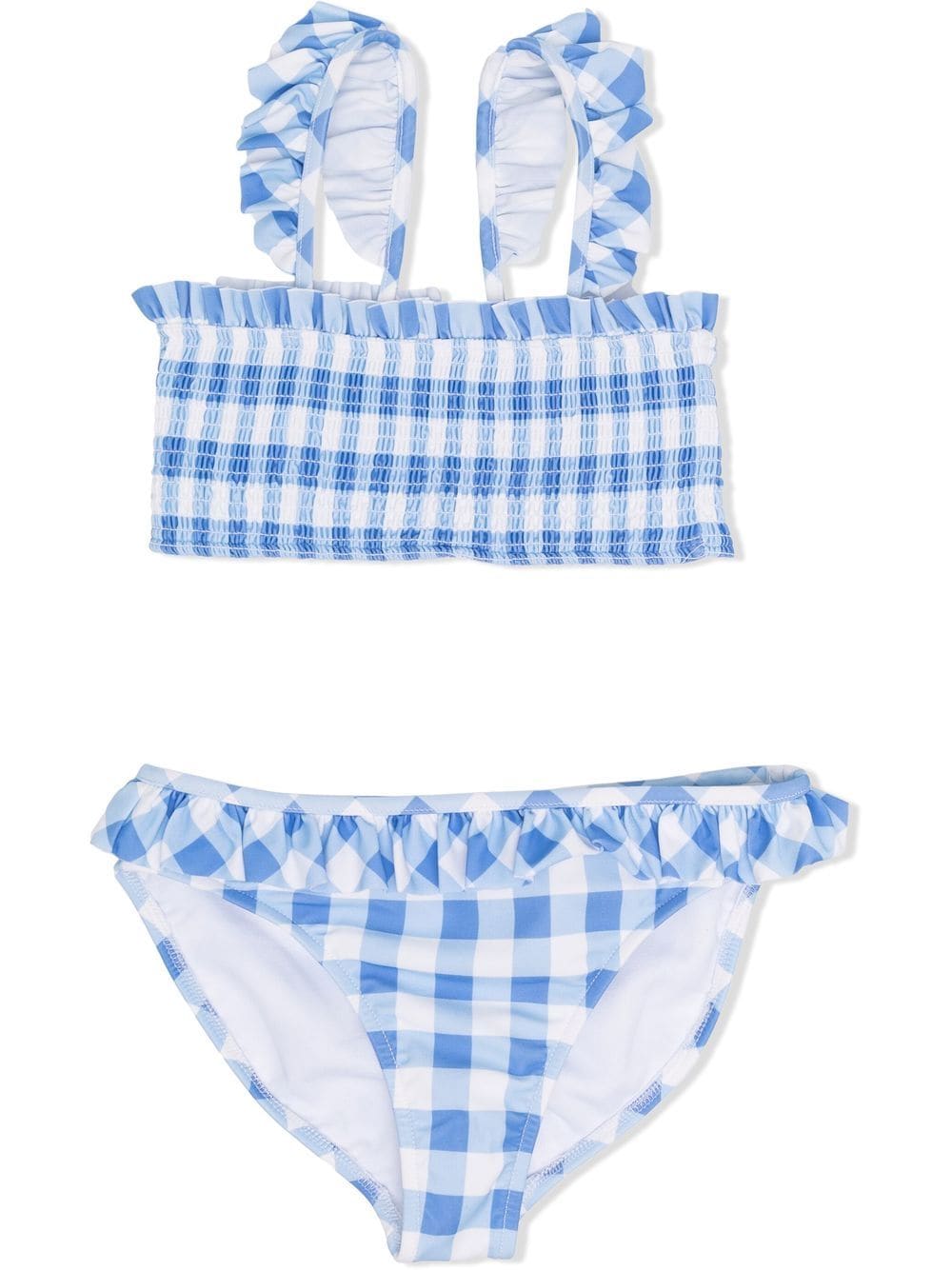 Ralph Lauren Kids Bikini mit Karomuster - Blau von Ralph Lauren Kids