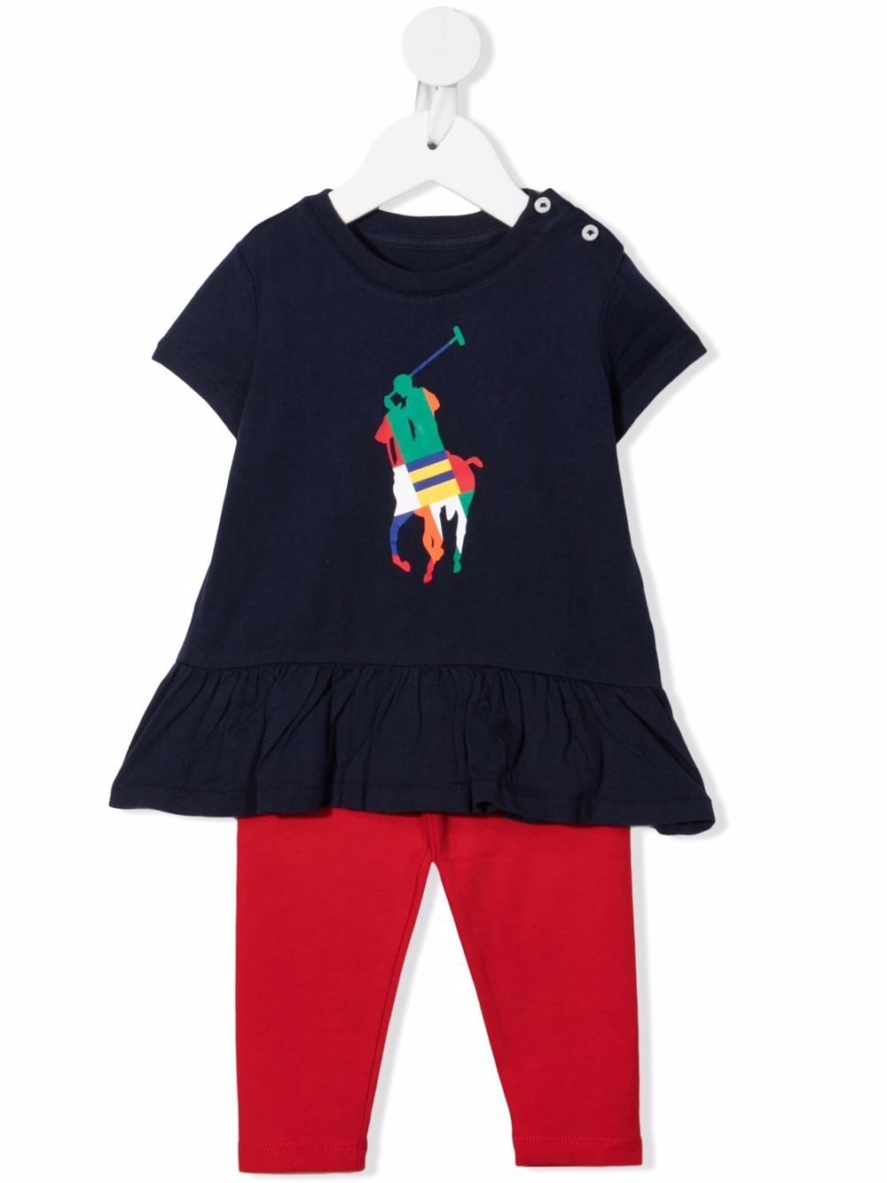 Ralph Lauren Kids Jogginganzug in Colour-Block-Optik - Blau von Ralph Lauren Kids