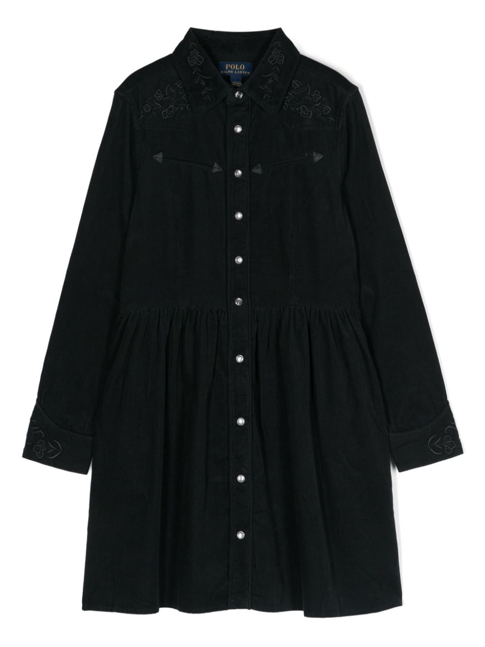 Ralph Lauren Kids Besticktes Kleid - Schwarz von Ralph Lauren Kids