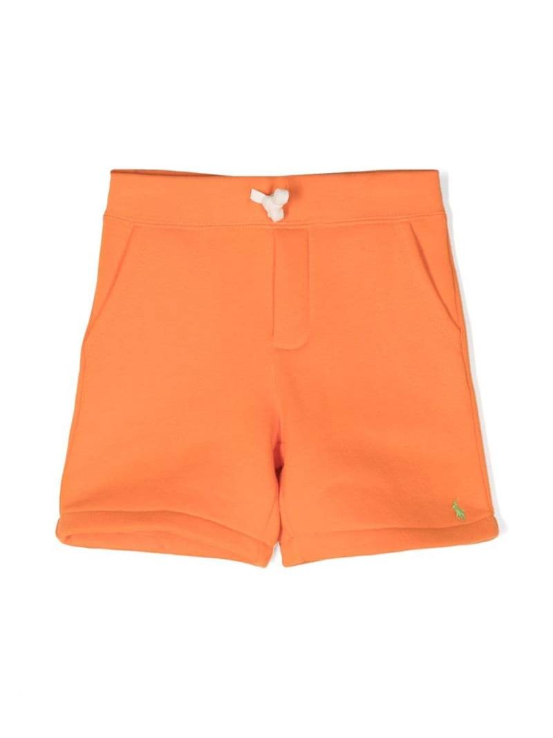 Ralph Lauren Kids Shorts mit Logo-Stickerei - Orange von Ralph Lauren Kids