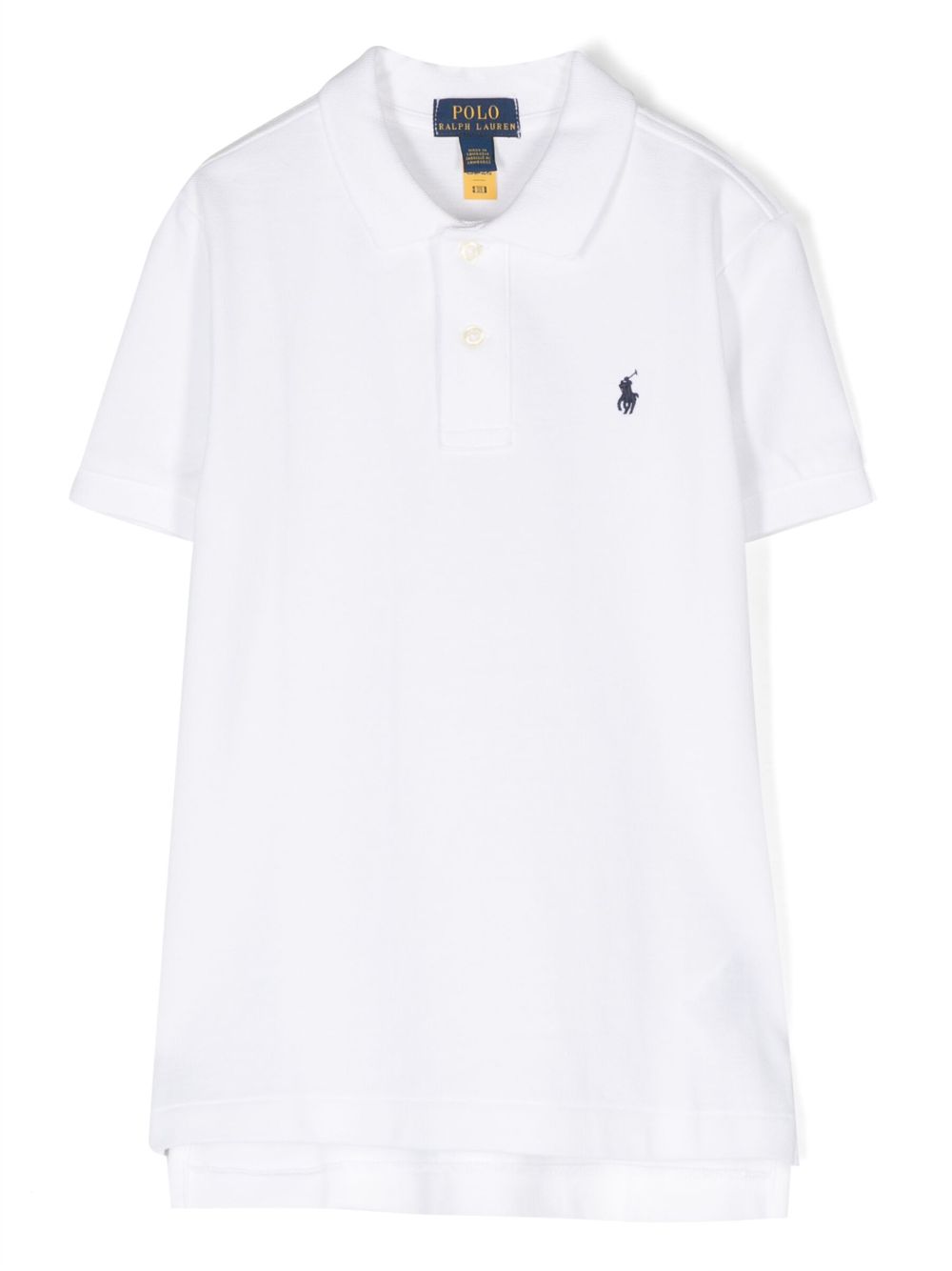 Ralph Lauren Kids Poloshirt mit Logo-Stickerei - Weiß von Ralph Lauren Kids