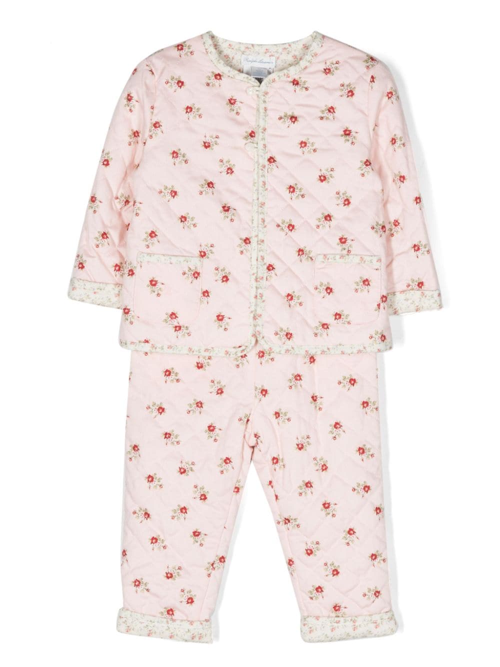 Ralph Lauren Kids Jogginganzug mit Blumen-Print - Rosa von Ralph Lauren Kids