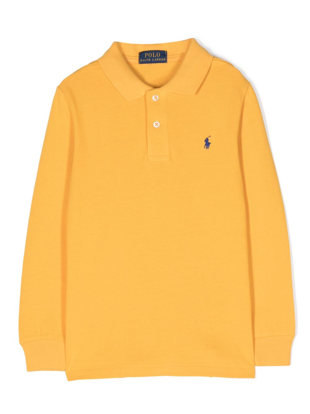 Ralph Lauren Kids Poloshirt mit Logo-Stickerei - Gelb von Ralph Lauren Kids