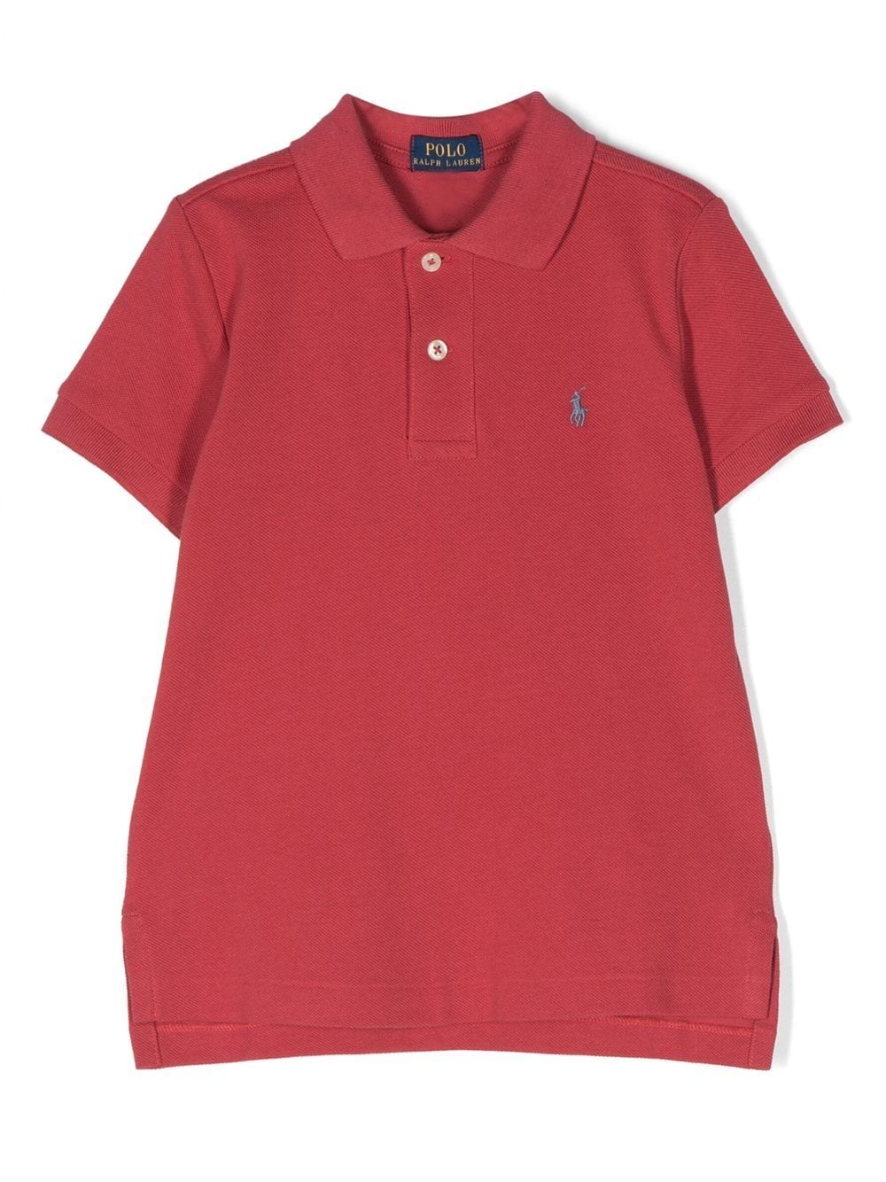 Ralph Lauren Kids Poloshirt mit Logo-Stickerei - Rot von Ralph Lauren Kids