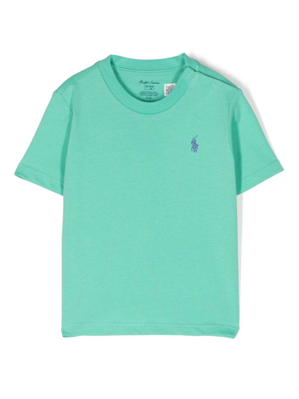 Ralph Lauren Kids T-Shirt mit Logo-Patch - Grün von Ralph Lauren Kids