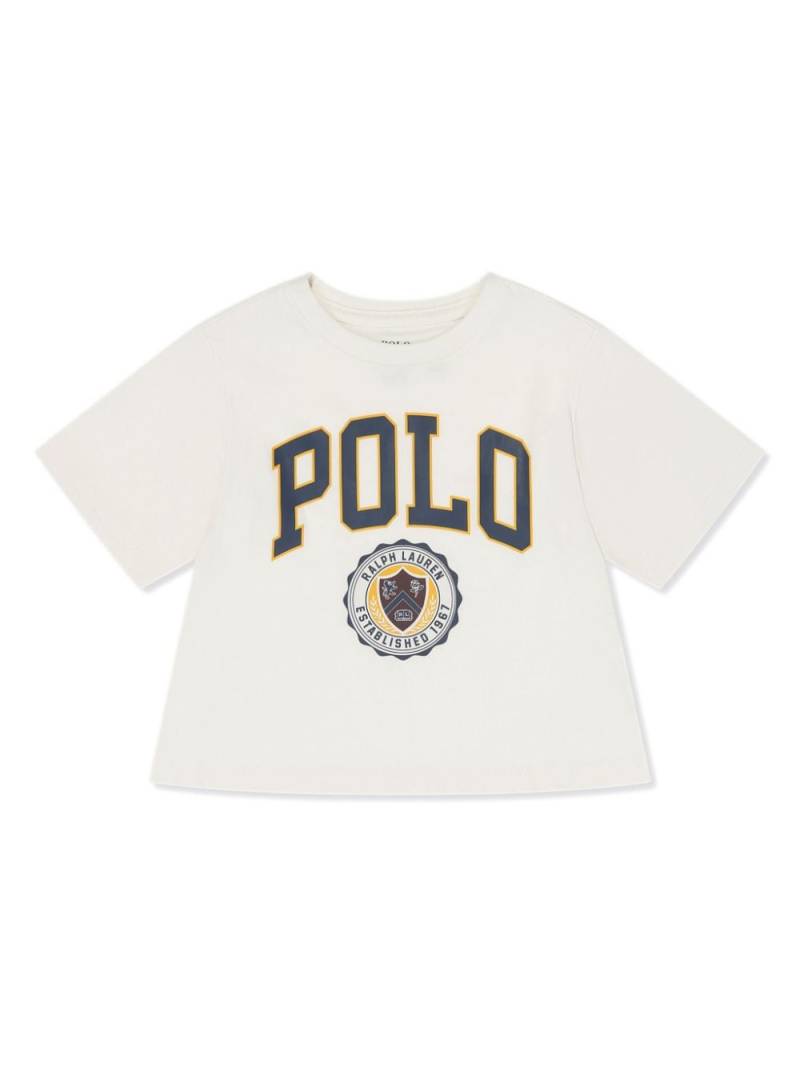 Ralph Lauren Kids T-Shirt mit Logo-Print - Weiß von Ralph Lauren Kids