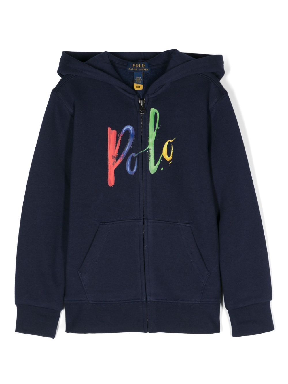 Ralph Lauren Kids Kapuzenjacke mit Logo-Print - Blau von Ralph Lauren Kids