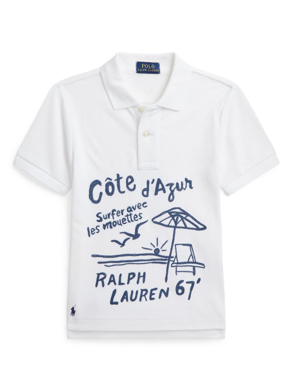 Ralph Lauren Kids Poloshirt mit Print - Weiß von Ralph Lauren Kids