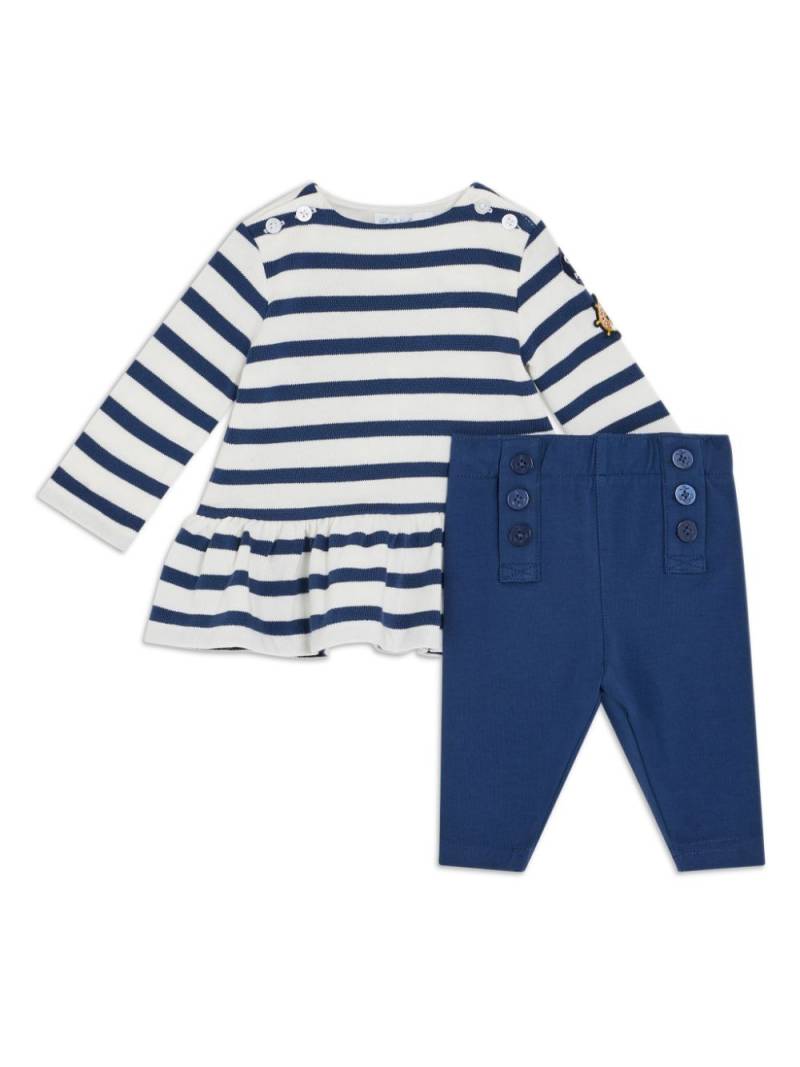 Ralph Lauren Kids Set aus T-Shirt und Leggings - Blau von Ralph Lauren Kids