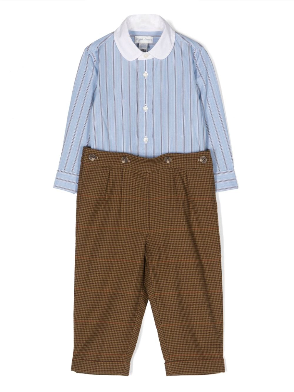 Ralph Lauren Kids Gestreiftes Strampler-Set - Blau von Ralph Lauren Kids