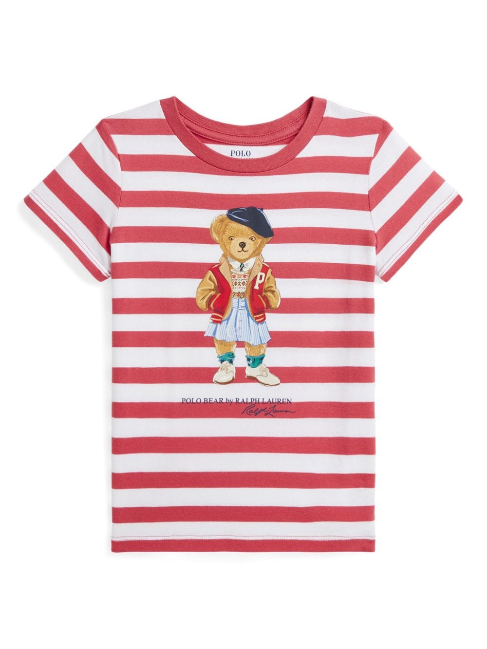 Ralph Lauren Kids Gestreiftes T-Shirt - Rot von Ralph Lauren Kids