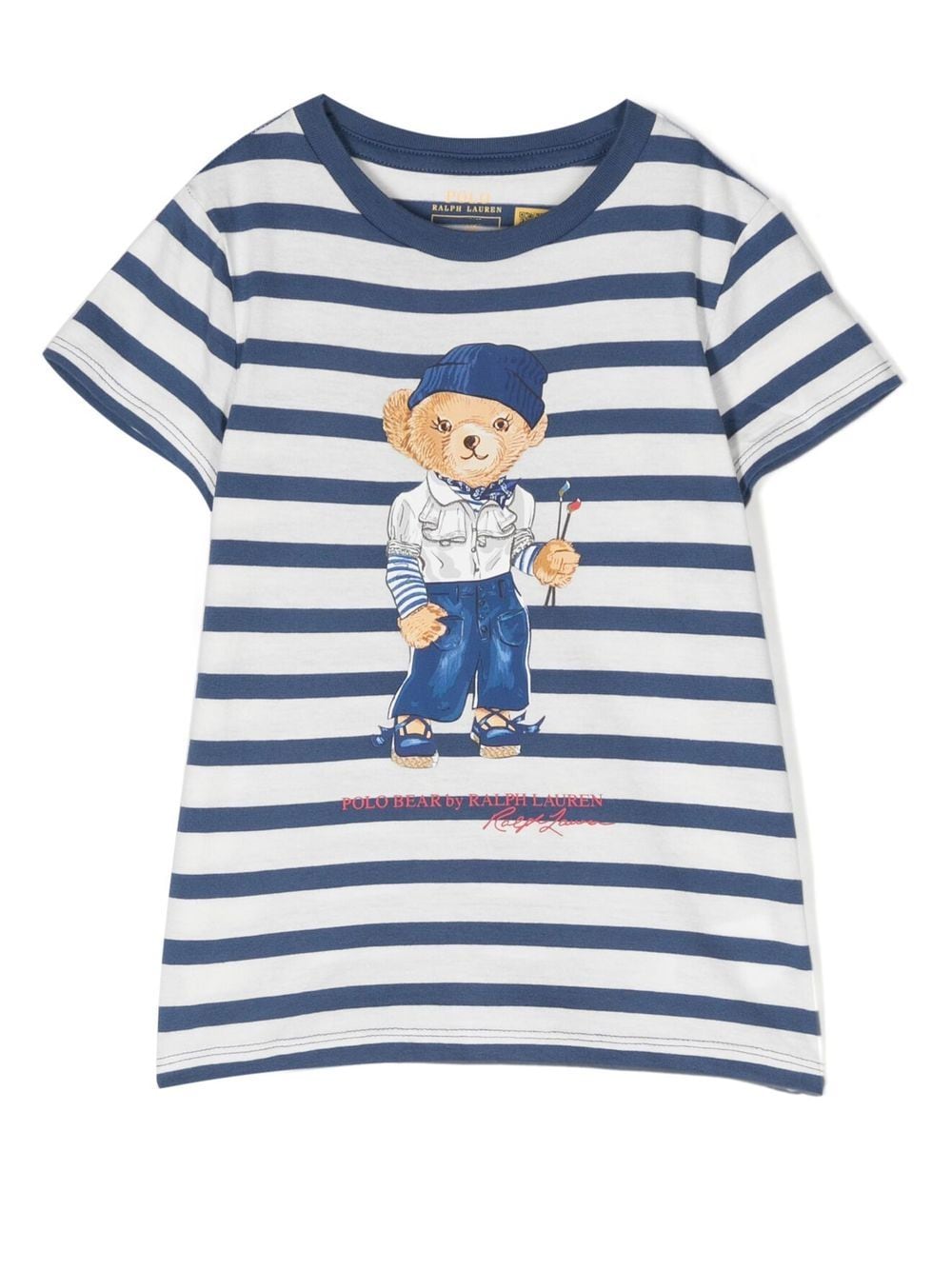 Ralph Lauren Kids T-Shirt mit Polo Bear-Print - Weiß von Ralph Lauren Kids