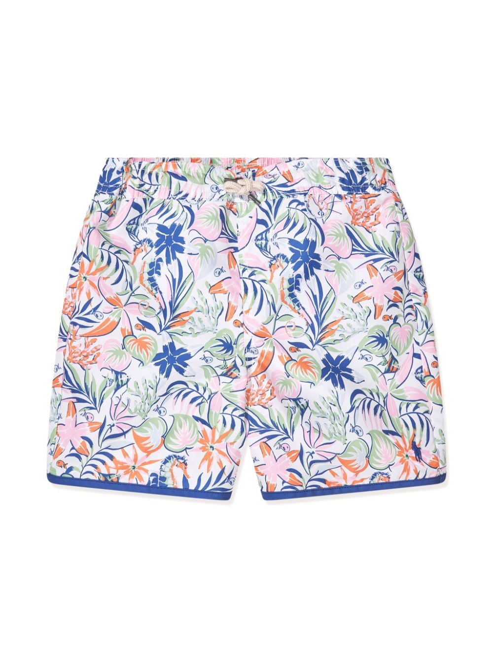 Ralph Lauren Kids Shorts mit tropischem Print - Blau von Ralph Lauren Kids