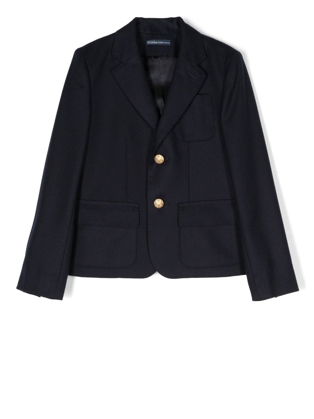 Ralph Lauren Kids Einreihiger Blazer - Blau von Ralph Lauren Kids