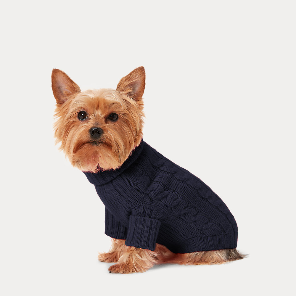 Kaschmirpullover für Hunde von Ralph Lauren