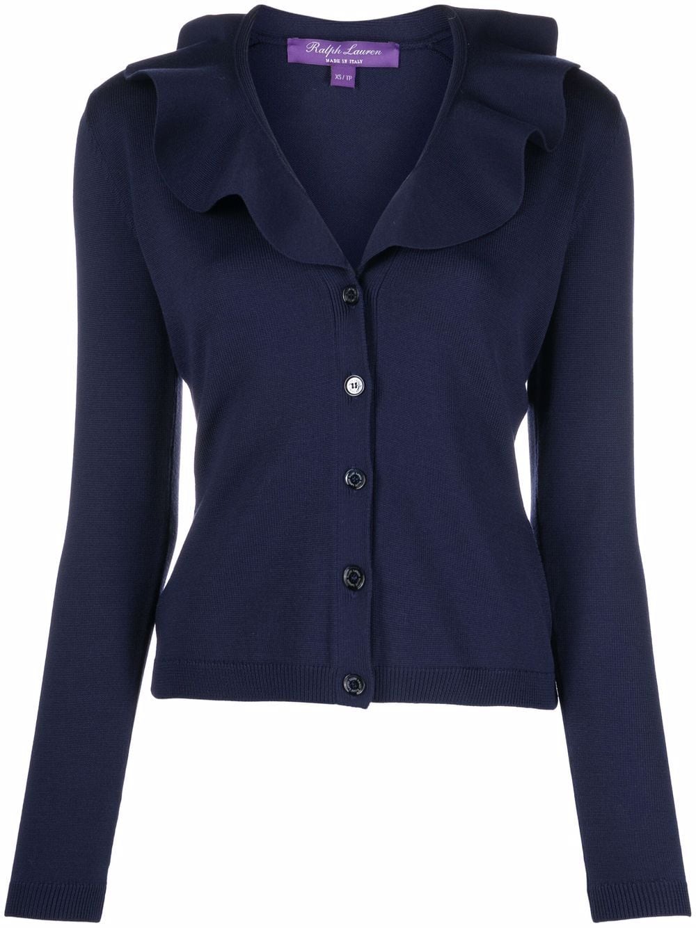 Ralph Lauren Collection Cardigan mit V-Ausschnitt - Violett von Ralph Lauren Collection