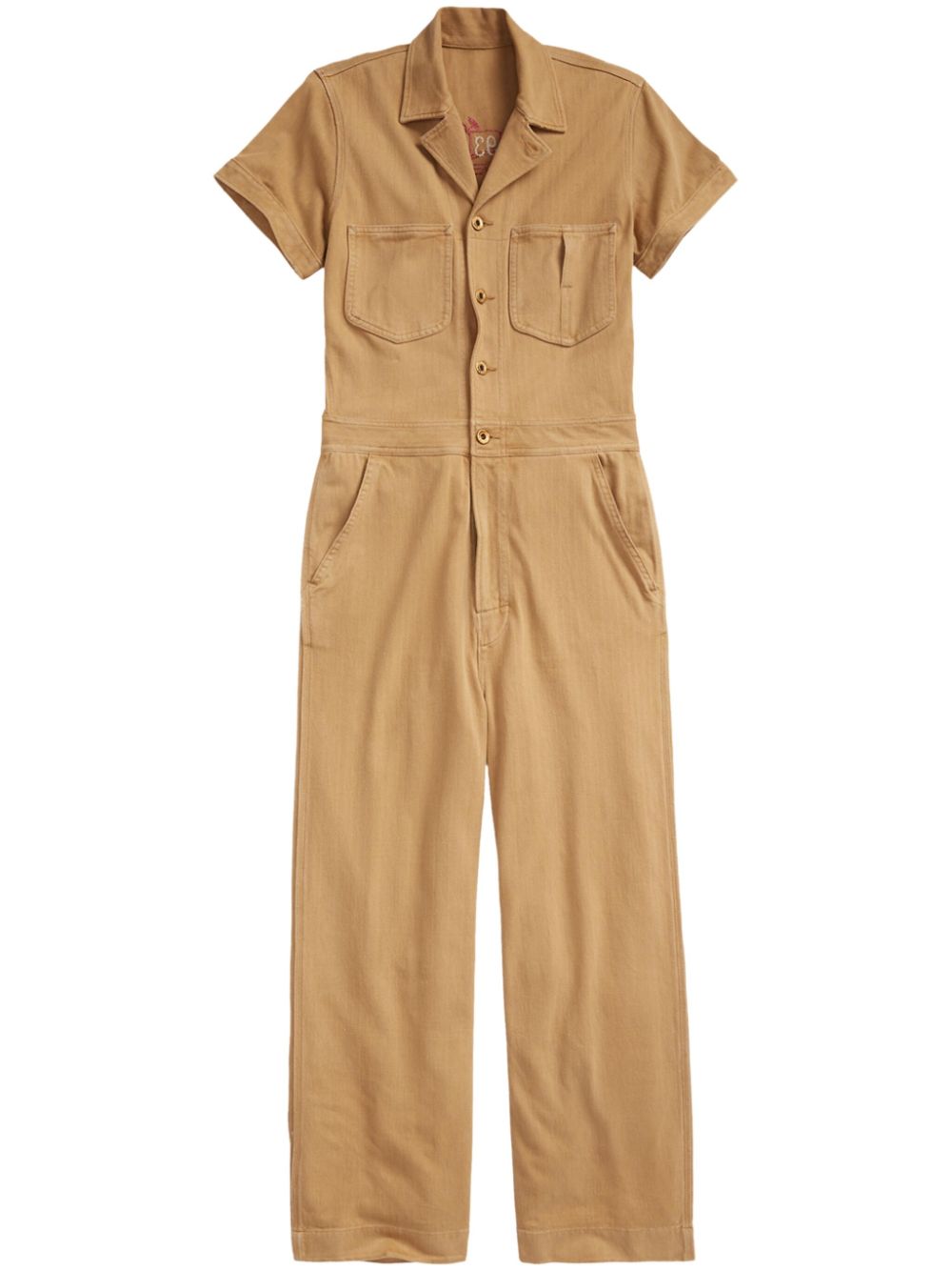 Ralph Lauren RRL Kurzärmeliger Jumpsuit - Nude von Ralph Lauren RRL