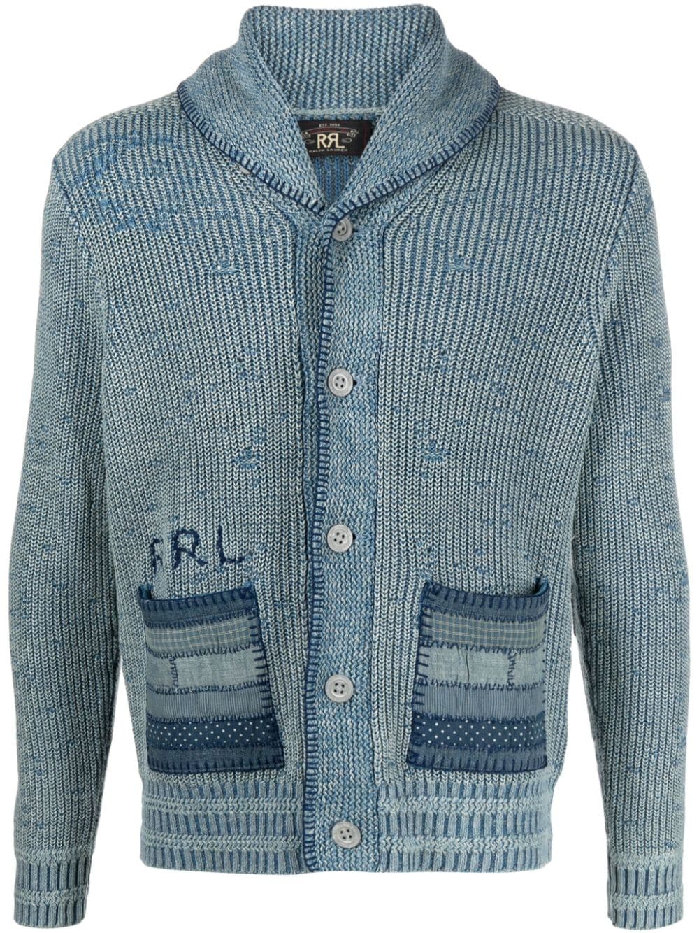 Ralph Lauren RRL Cardigan mit Schalkragen - Blau von Ralph Lauren RRL