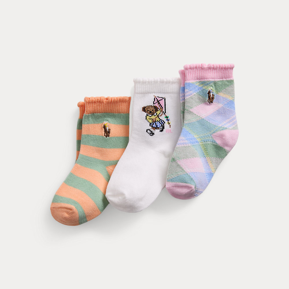 3er-Pack Crew-Socken mit Polo Bear 3er-Pack Crew-Socken mit Polo Bear von Ralph Lauren