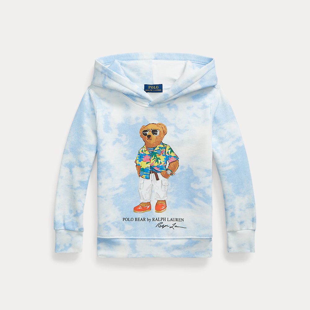 Batik-Kapuzenpullover mit Polo Bear von Ralph Lauren