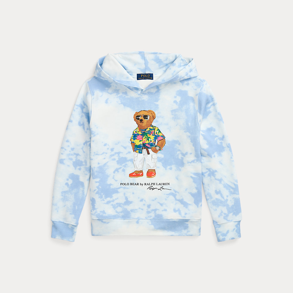 Batik-Kapuzenpullover mit Polo Bear von Ralph Lauren