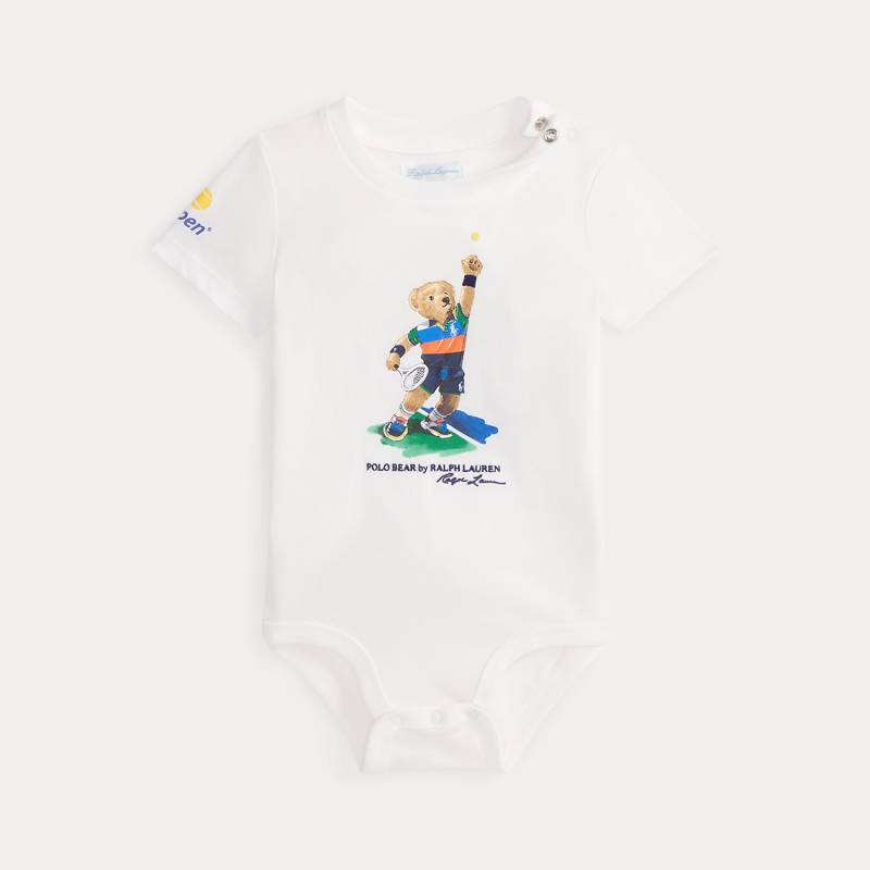 Baumwoll-Babybody US Open mit Polo Bear von Ralph Lauren