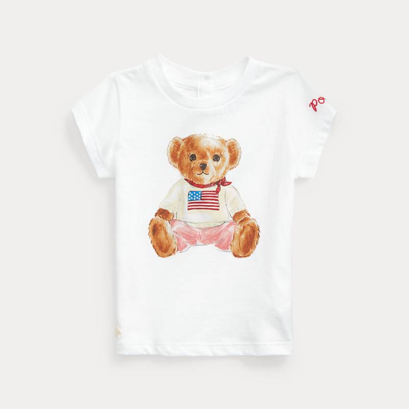 Baumwoll-T-Shirt mit Polo Bear von Ralph Lauren
