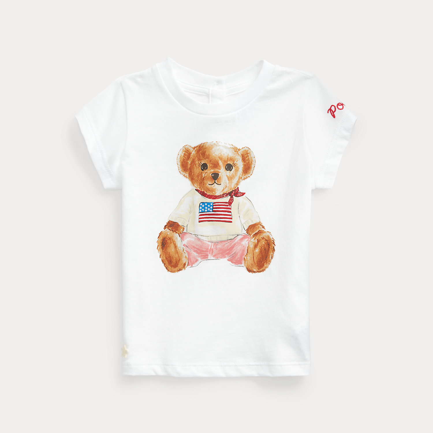 Baumwoll-T-Shirt mit Polo Bear Baumwoll-T-Shirt mit Polo Bear von Ralph Lauren