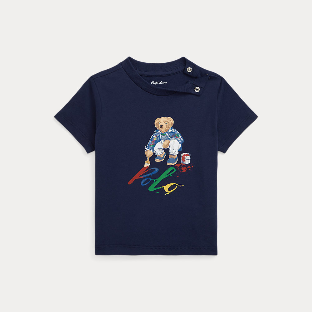 Langarm-T-Shirt mit Polo Bear von Ralph Lauren