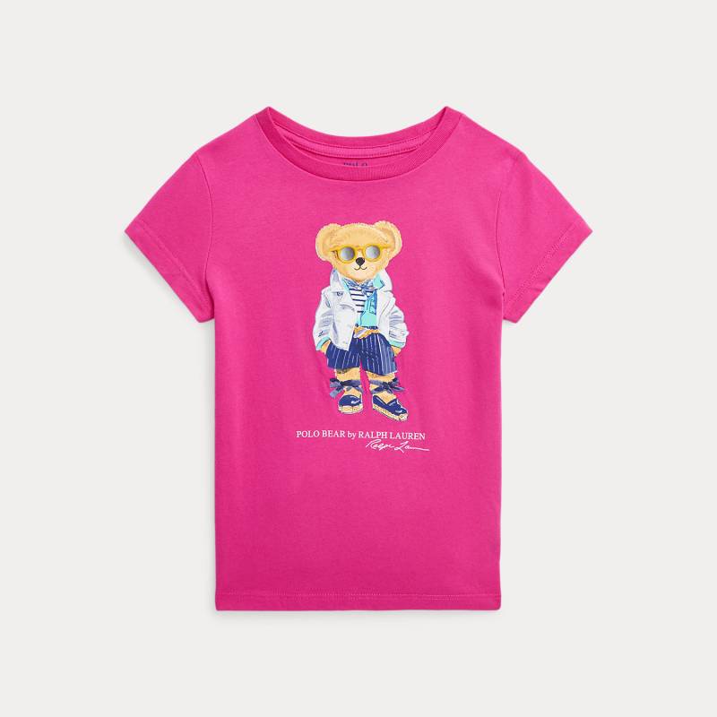 Baumwolljersey-T-Shirt mit Polo Bear von Ralph Lauren