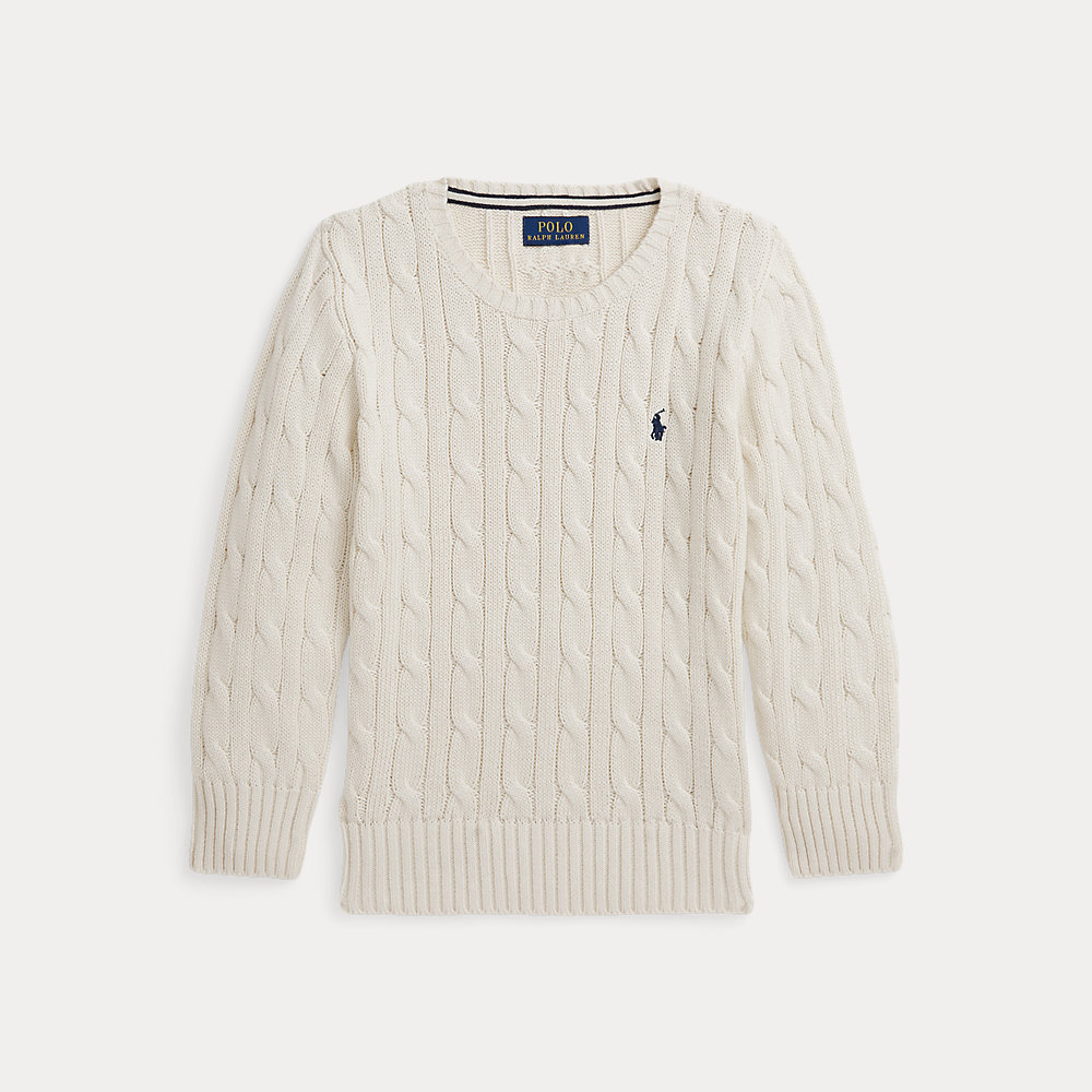Baumwollpullover mit Zopfmuster Baumwollpullover mit Zopfmuster von Ralph Lauren