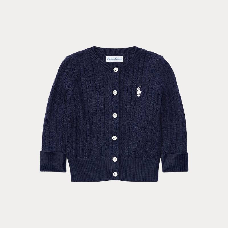 Baumwollstrickjacke mit Mini-Zopfmuster von Ralph Lauren