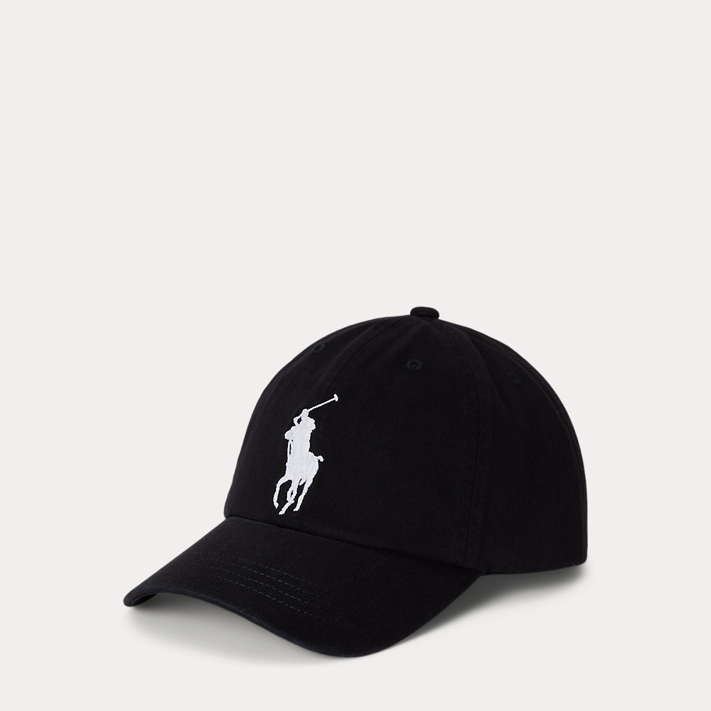 Baumwolltwill-Baseballkappe mit Big Pony von Ralph Lauren