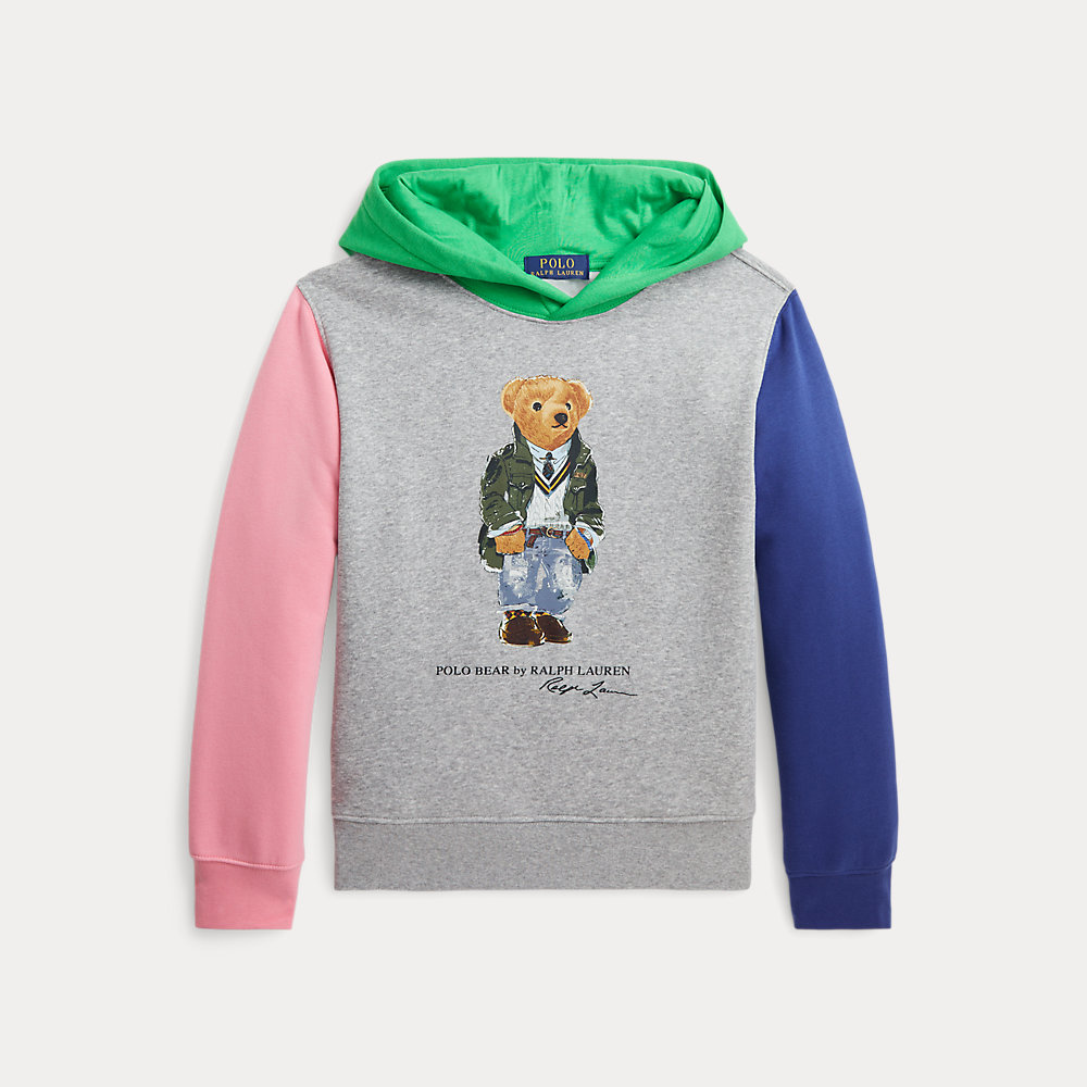 Color-Block-Kapuzenshirt mit Polo Bear von Ralph Lauren