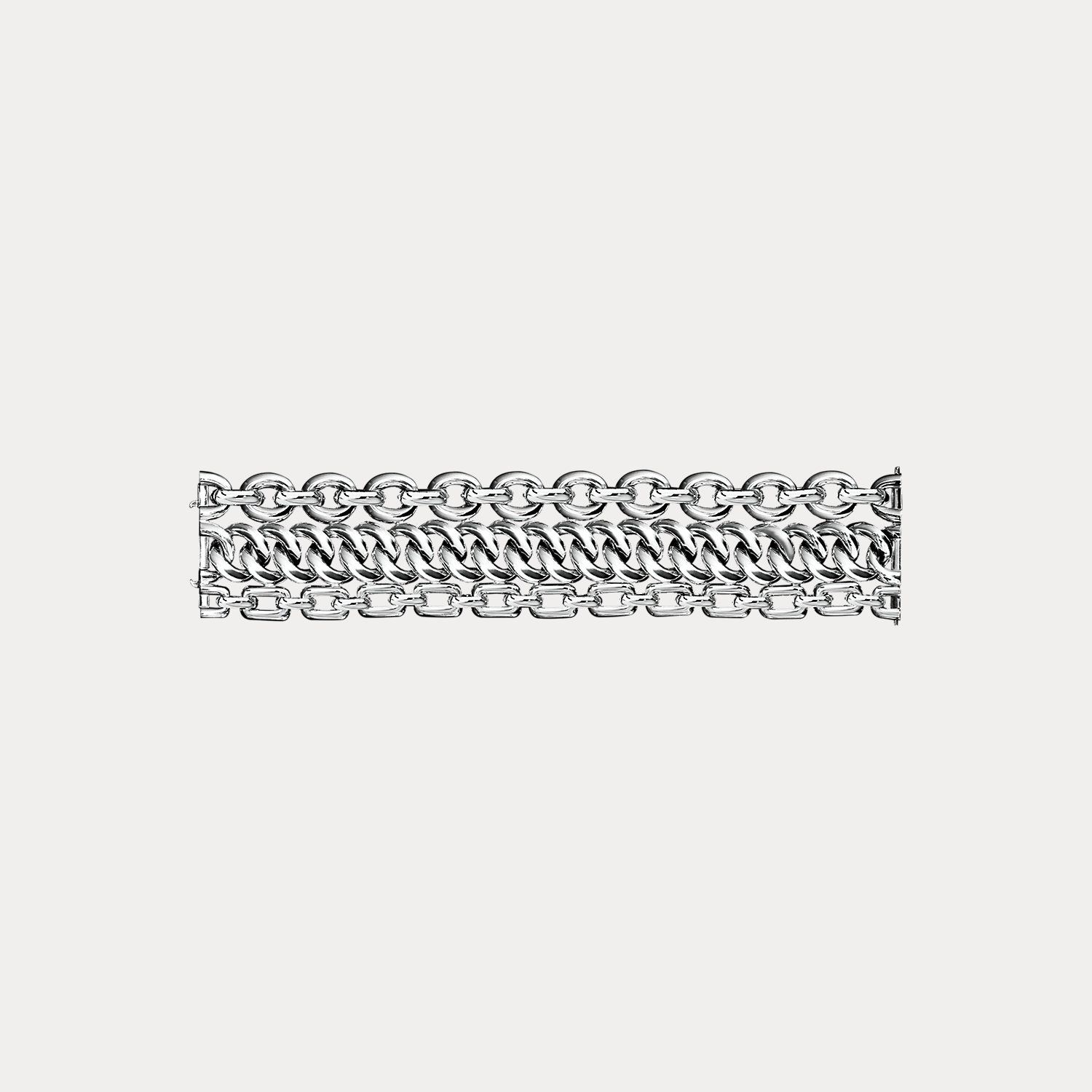 Dreireihiges Armband aus Silber von Ralph Lauren