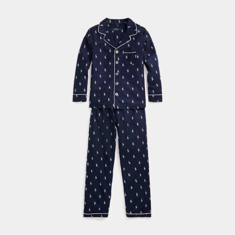 Flanelltwill-Pyjama mit Polo Pony von Ralph Lauren