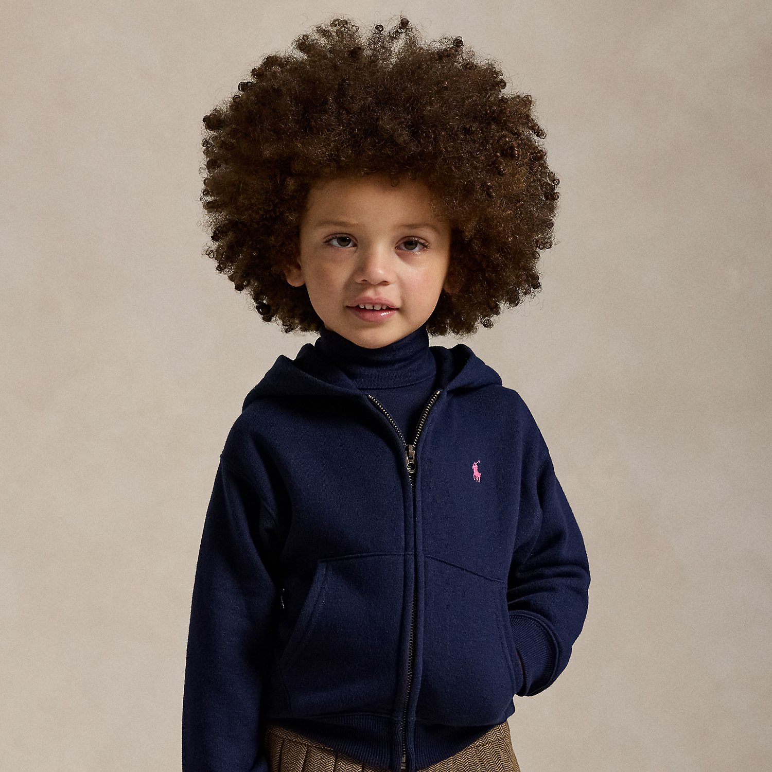 Fleece-Kapuzenjacke mit Reißverschluss von Ralph Lauren