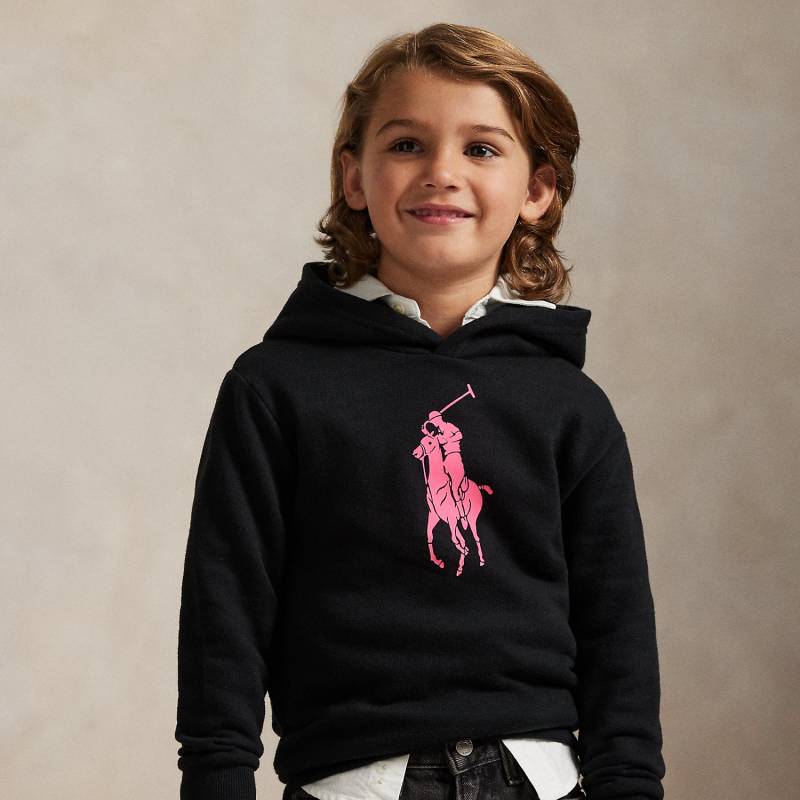 Fleece-Kapuzenpullover mit Pink Pony von Ralph Lauren