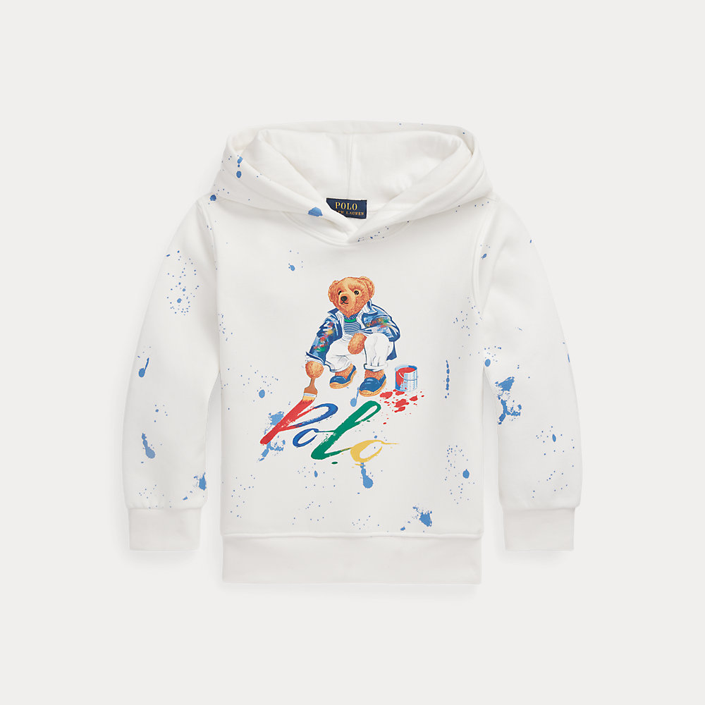 Fleece-Kapuzenpullover mit Polo Bear von Ralph Lauren